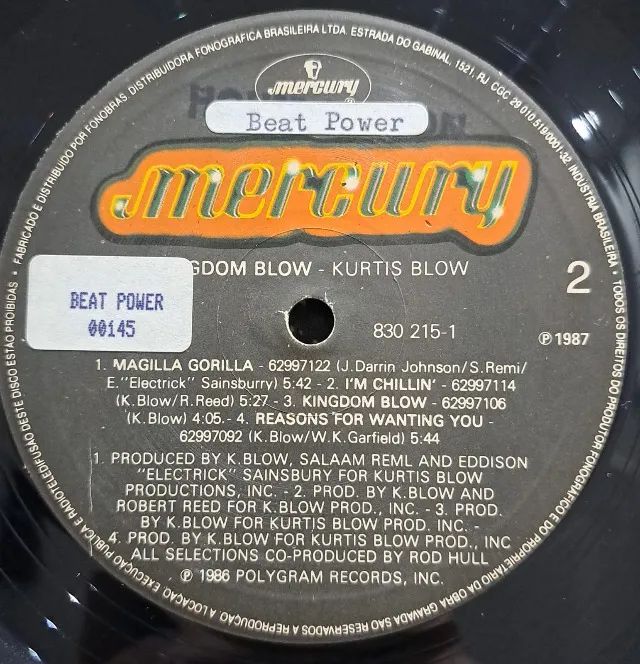 Disco de Vinil LP Kurtis Blow Kingdom Blow - Foto 4