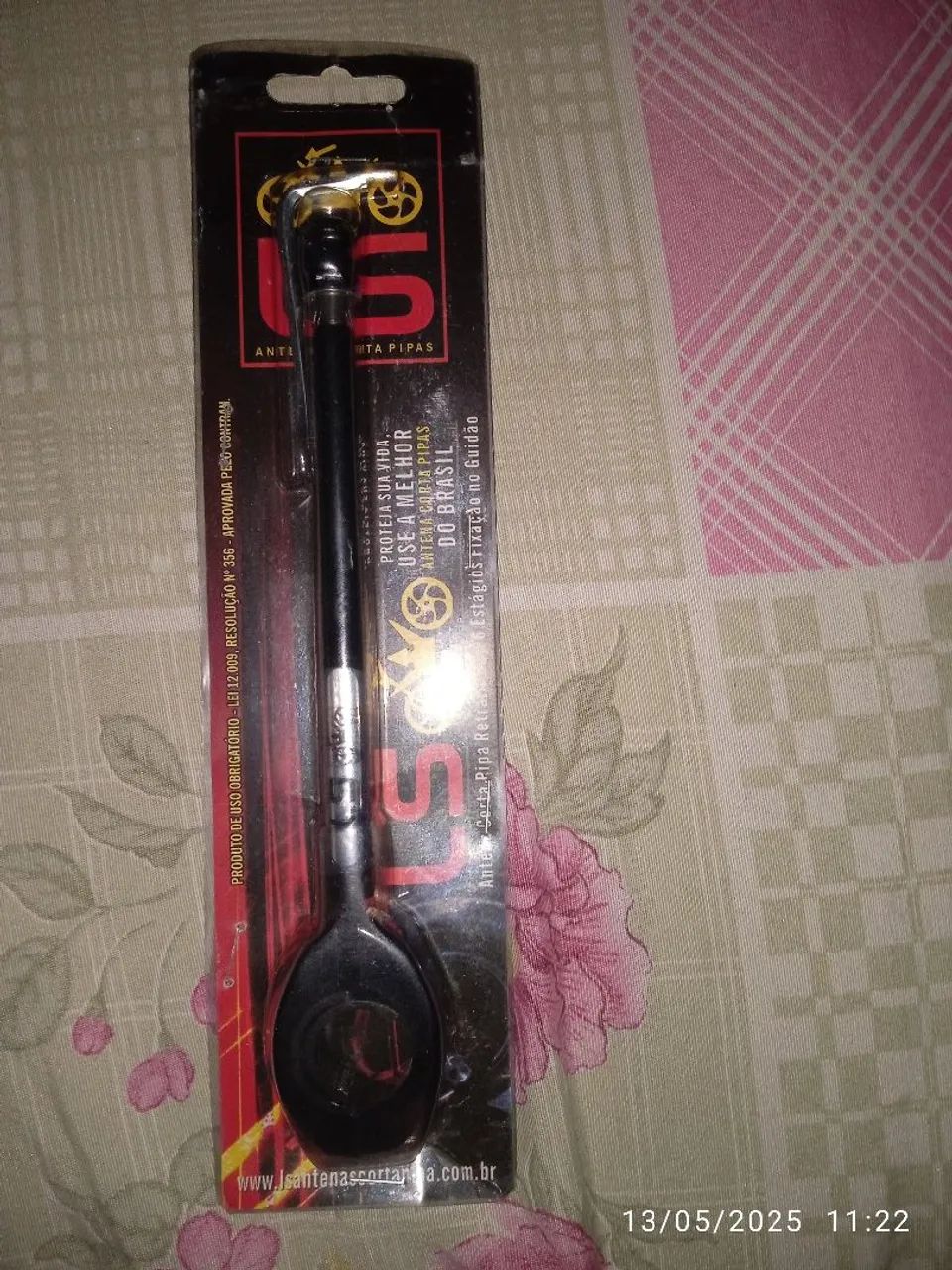 Antena Corta Pipas Moto marca LS 6 estágio 