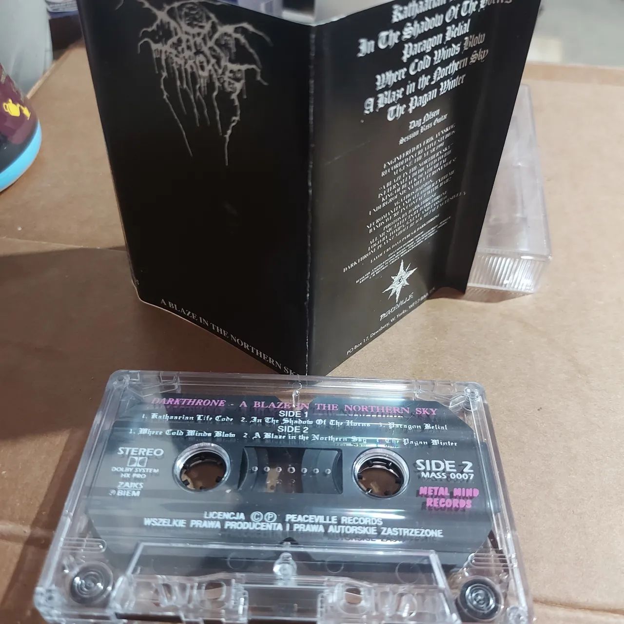Tape Darkthrone - A Blaze in the...1° pess Peaceville (Cassete) - Foto 4