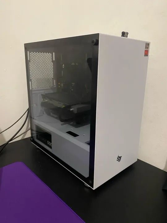 OPORTUNIDADE - PC Gamer Completo - Ryzen 5 3500x RX 580 + Monitor 144hz - Foto 6