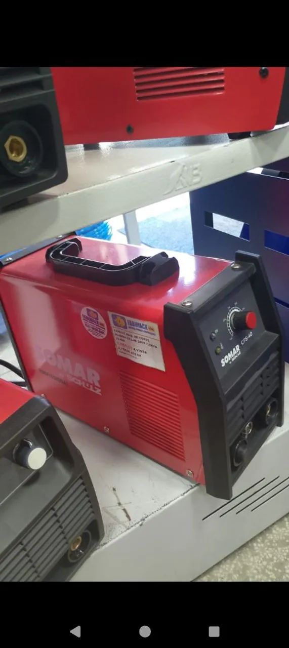 MAQUINA DE CORTE PLASMA 7,5KVA 15-40A 220V CPS-40 SOMAR<br>SOMAR