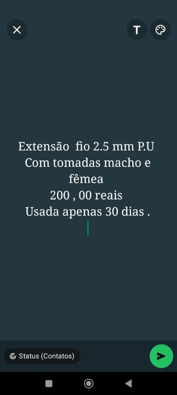 Cabo de Energia com Tomada e Plugue - Foto 3