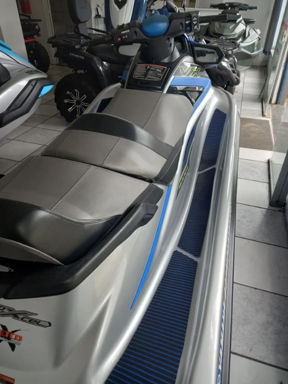 Jet Ski Yamaha VX Cruizer 1100 Azul 248 horas Estado de Novo - ano 2020 - Foto 5