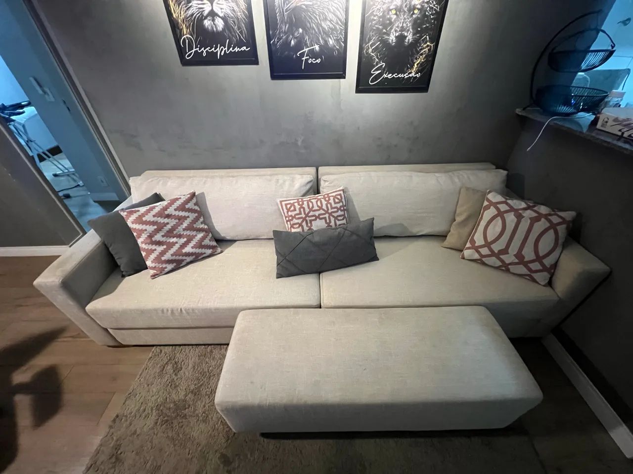 Sof á premium de linho 2,70m  - Foto 2