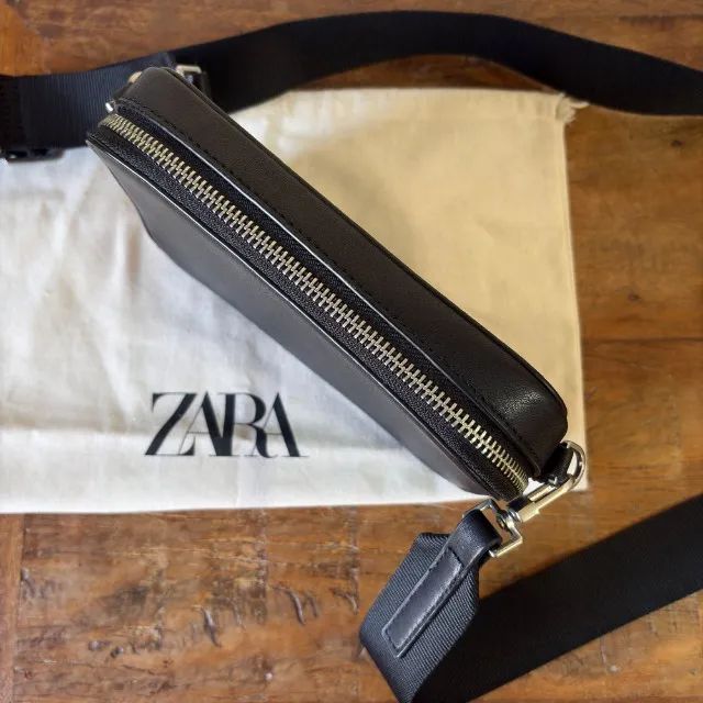 Bolsa Zara Masculina Couro Legítimo - Foto 3