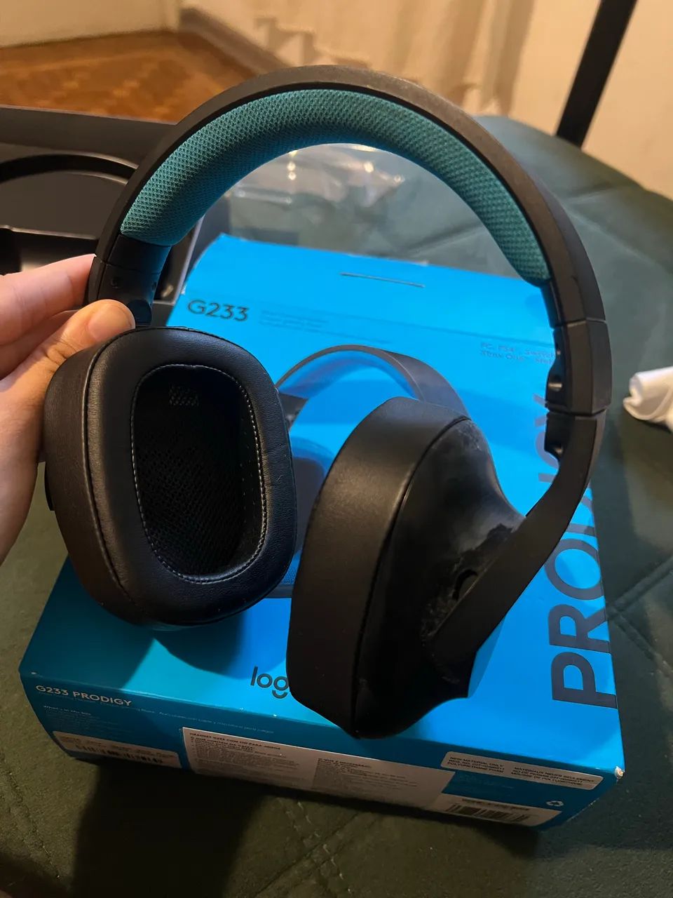 Fone gamer Logitech G233 com microfone  - Foto 3