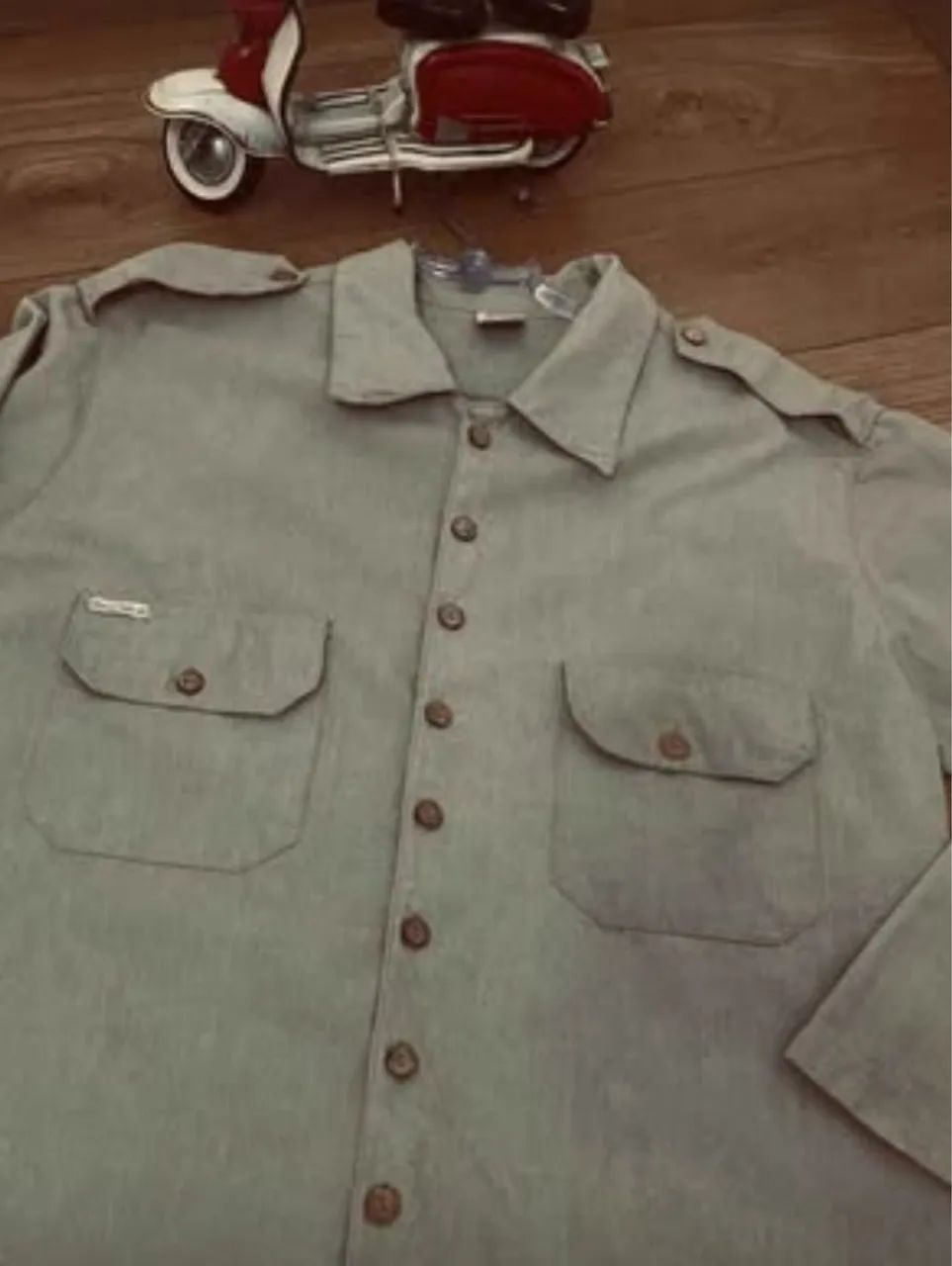 Camisa Masculina, 100% algodão, tamanho GG