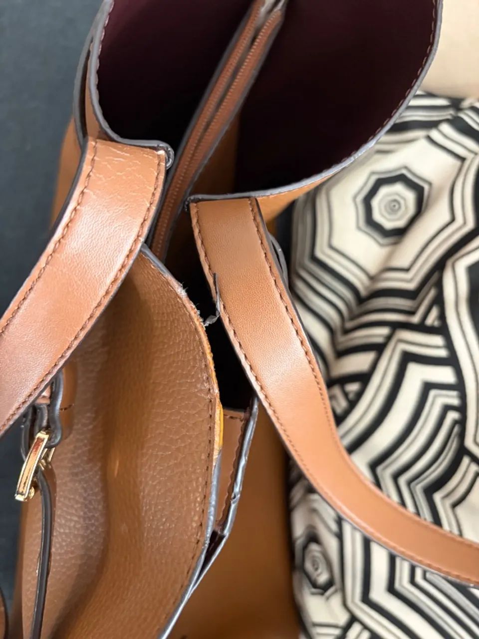 Bolsa original Michael Kors - Marrom - Usada - Foto 4