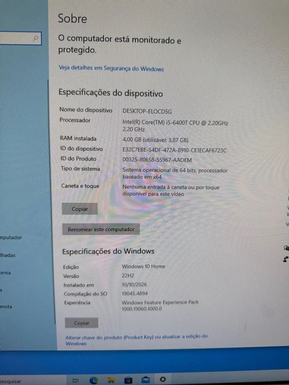 Computador Lenovo All in One - bem cuidado - Foto 4