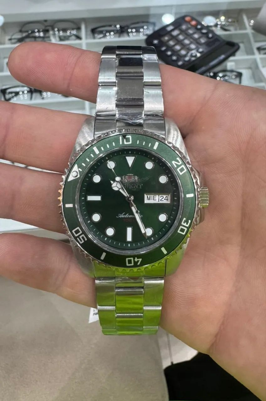 Relógio orient automático modelo Hulk