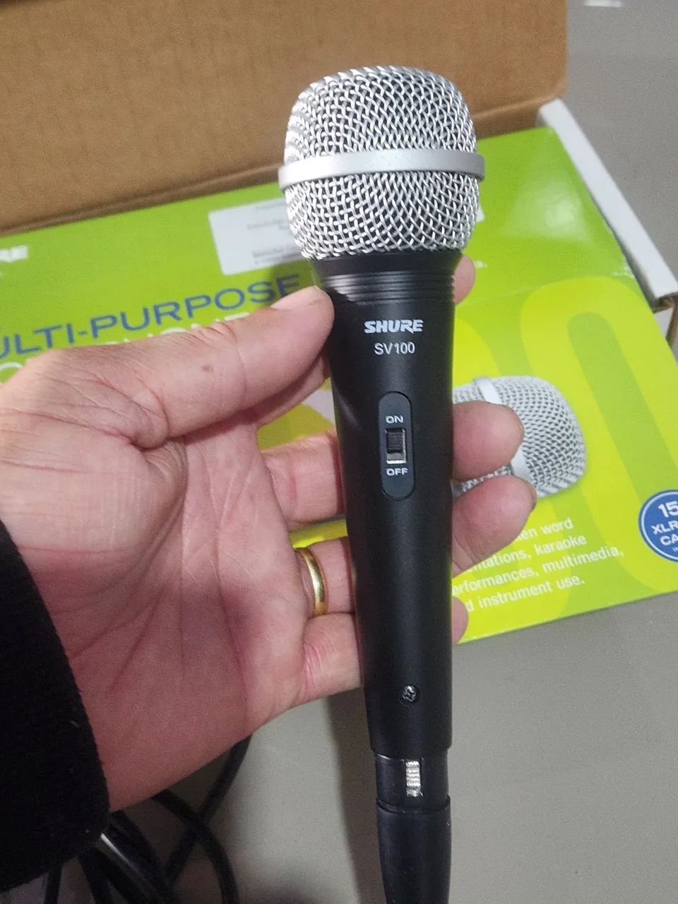 Microfone shure sv100 
