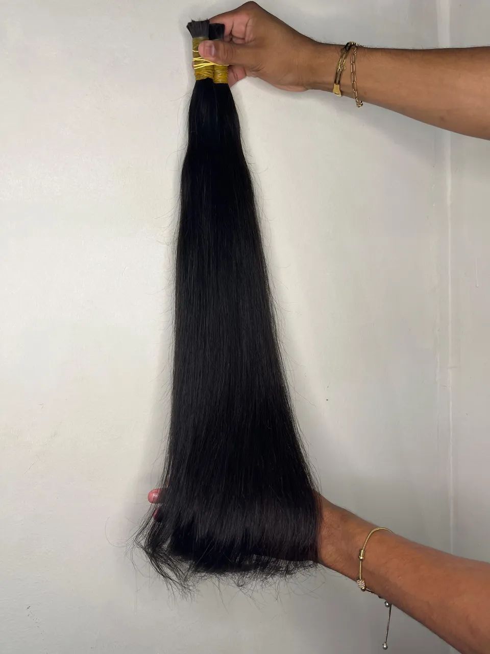 Cabelo Humano Preto 65 cm - Foto 2