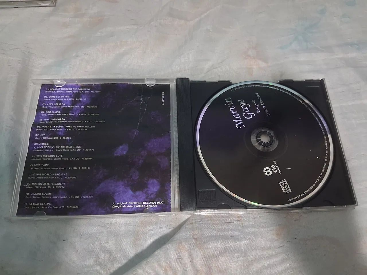 Cd Marvin Gaye Live in Concert - Foto 2