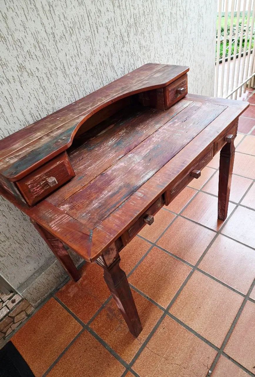 Mesa maciça em péroba rosa - Foto 5