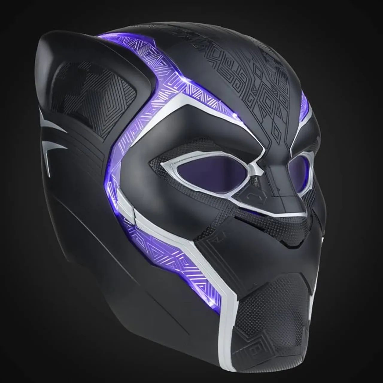 Capacete oficial Pantera negra eletrônico Hasbro  - Foto 4