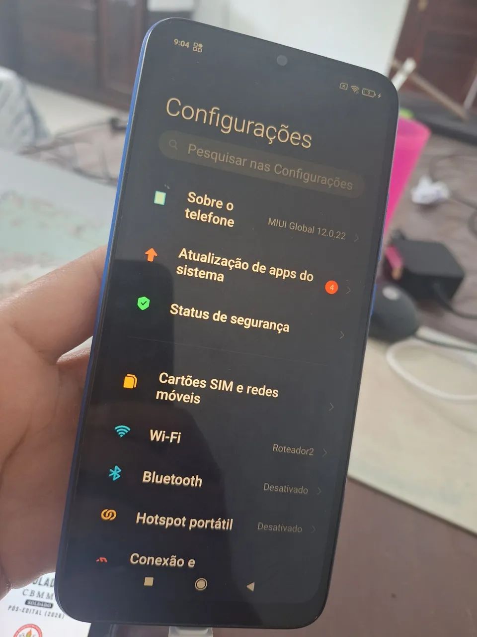 smartphone Xiaomi Redmi 9A na cor azul - Foto 4
