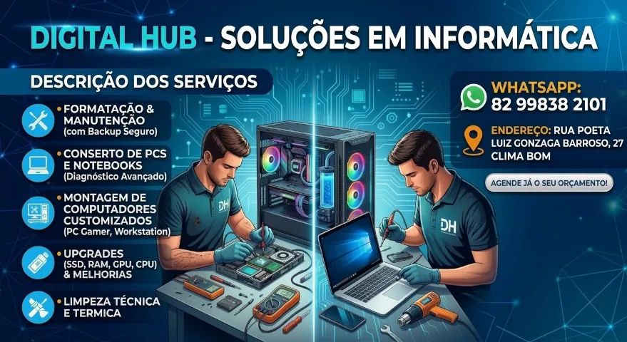 Manutençao e Formataçao de Computadores 