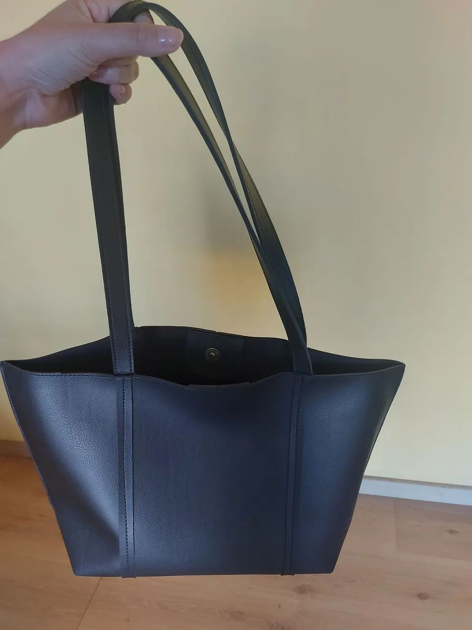 Bolsa Sacola Couro Sintético  - Foto 3