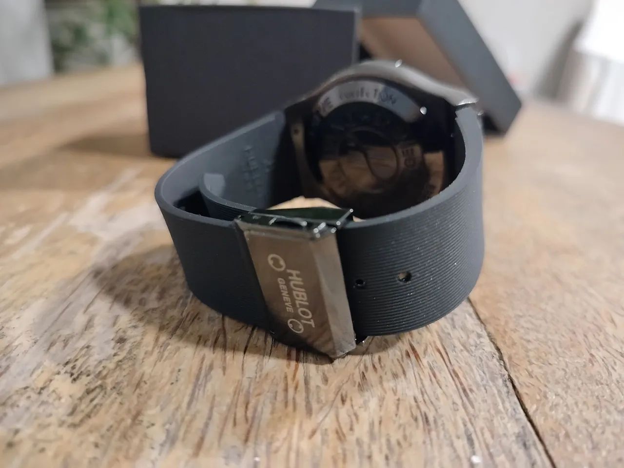 Relógio HUBLOT BIG BANG PRETO CROMADO - Foto 3