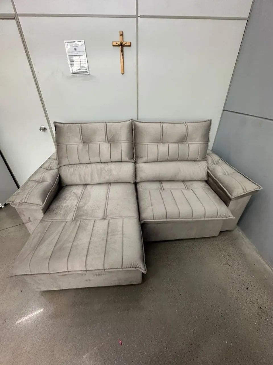 SOFÁ LUXO 2,50M NO BOLETO SEM ENTRADA 50% OFF 