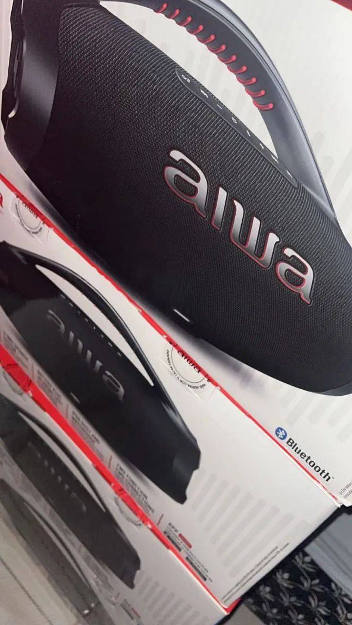 Caixa de som AIWA bombox  - Foto 2