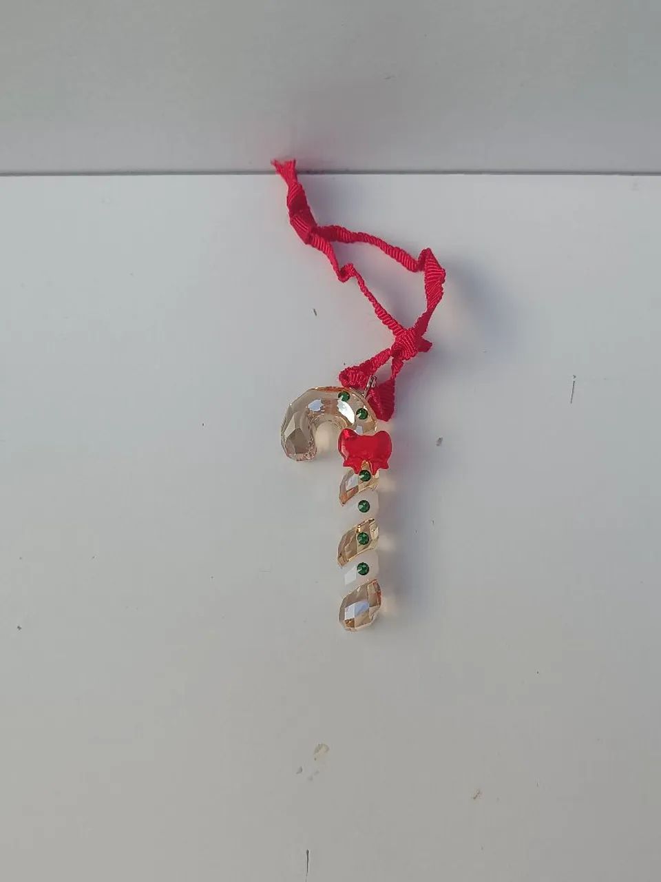  Natal Swarovski _Pedente Bastão Caramelo
