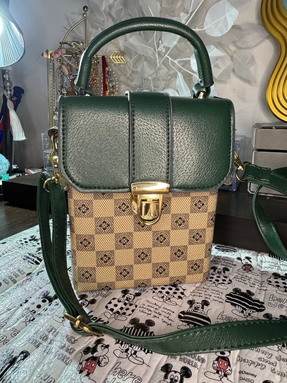 Bolsa verde importada