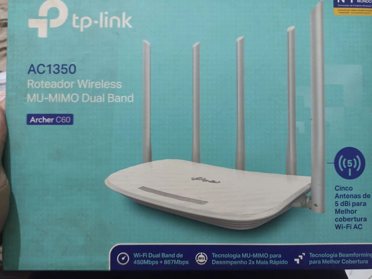 Roteador TP-Link AC1350 Archer C60  - Foto 3