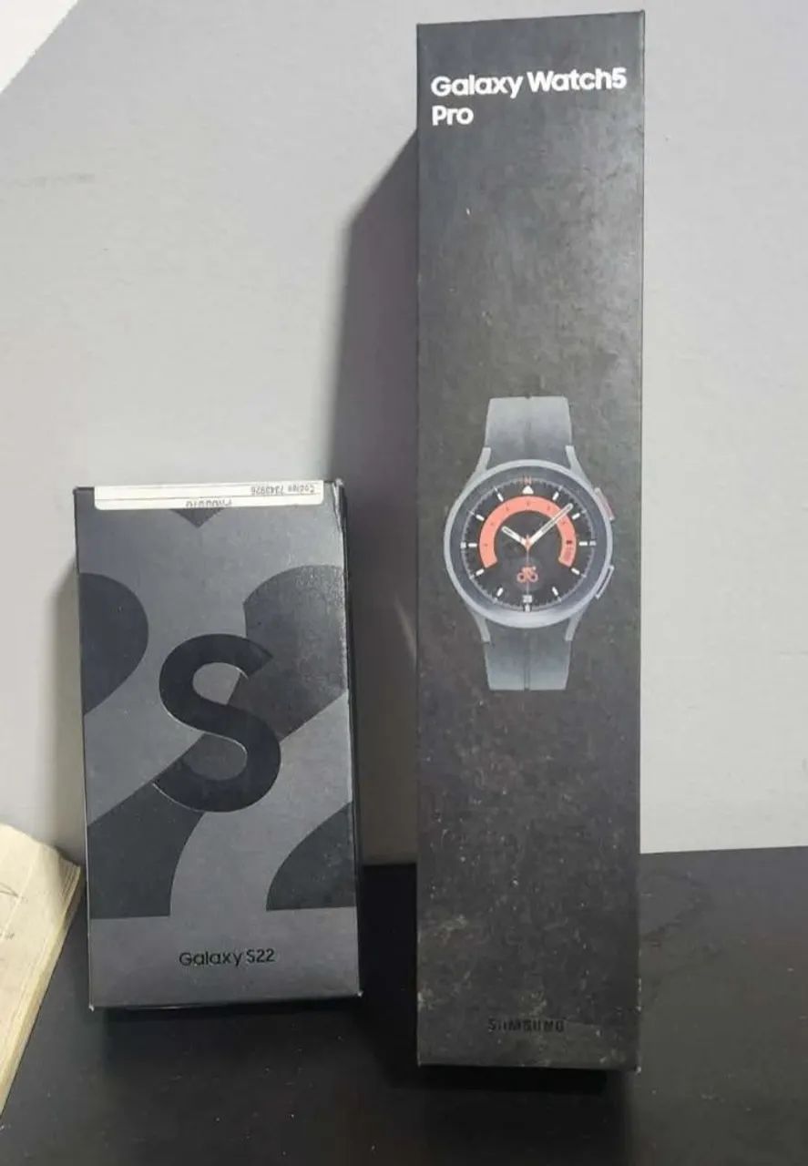 Samsung S22 e Galaxy Watch 5 Pro 