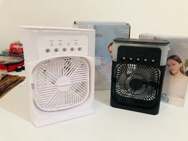 Ventilador de Mesa - umidifica e climatiza