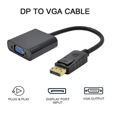 Adaptador conversor DisplayPort para VGA  - Foto 2