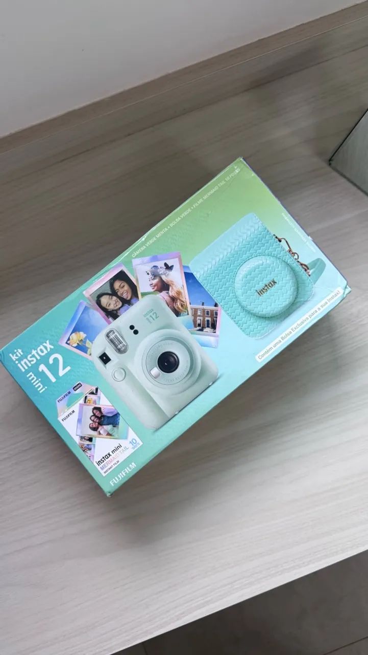 Câmera Instantânea Instax Mini 12 com 10 Filmes e Bolsa Verde - Foto 5