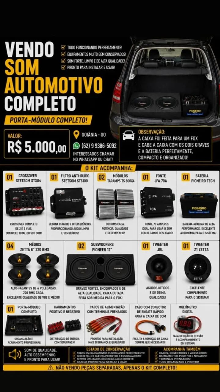 som automotivo