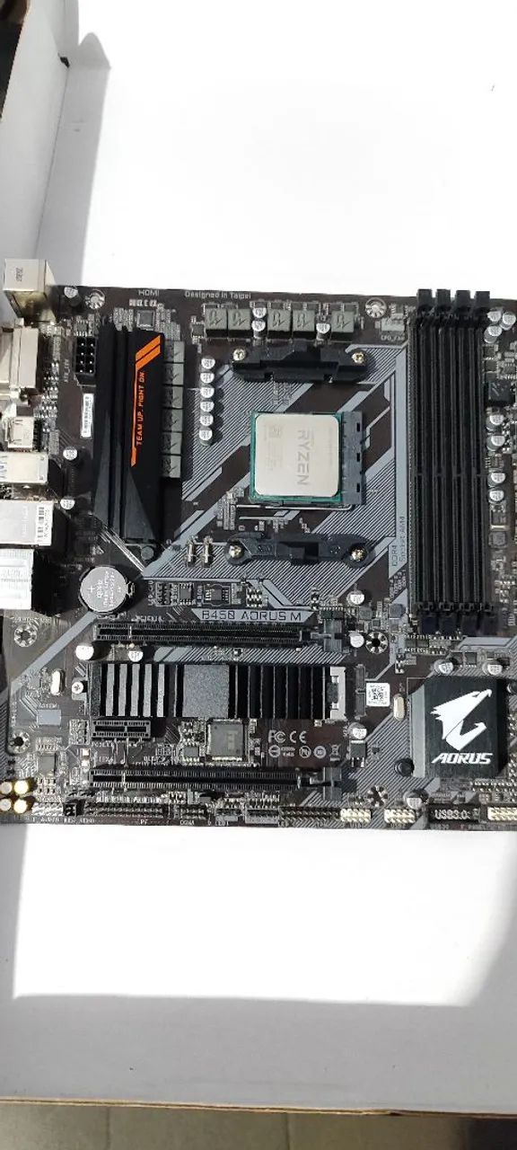 Kit Ryzen 5 5600X + B450M Aorus  - Foto 3