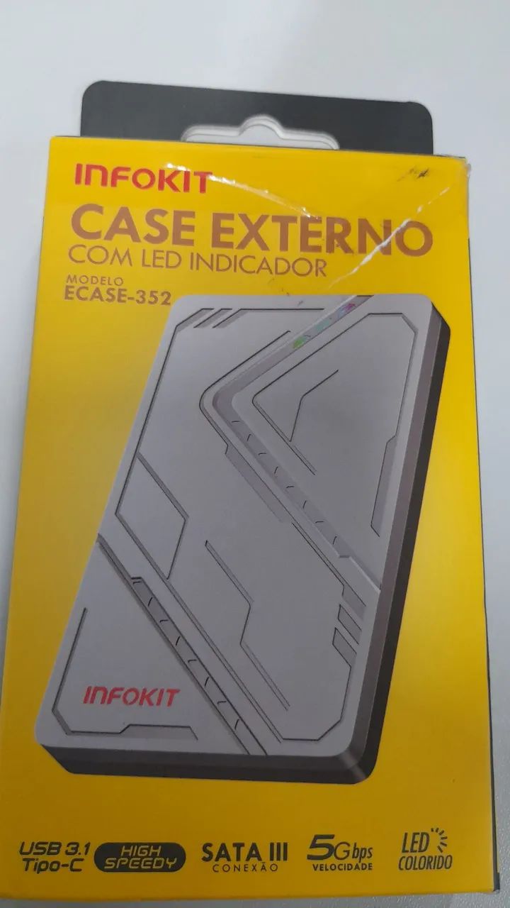 Case para HD externo