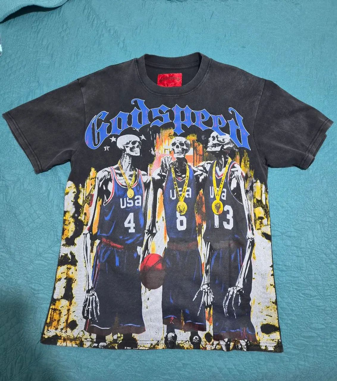 Camisa skull Basket Godspeed 