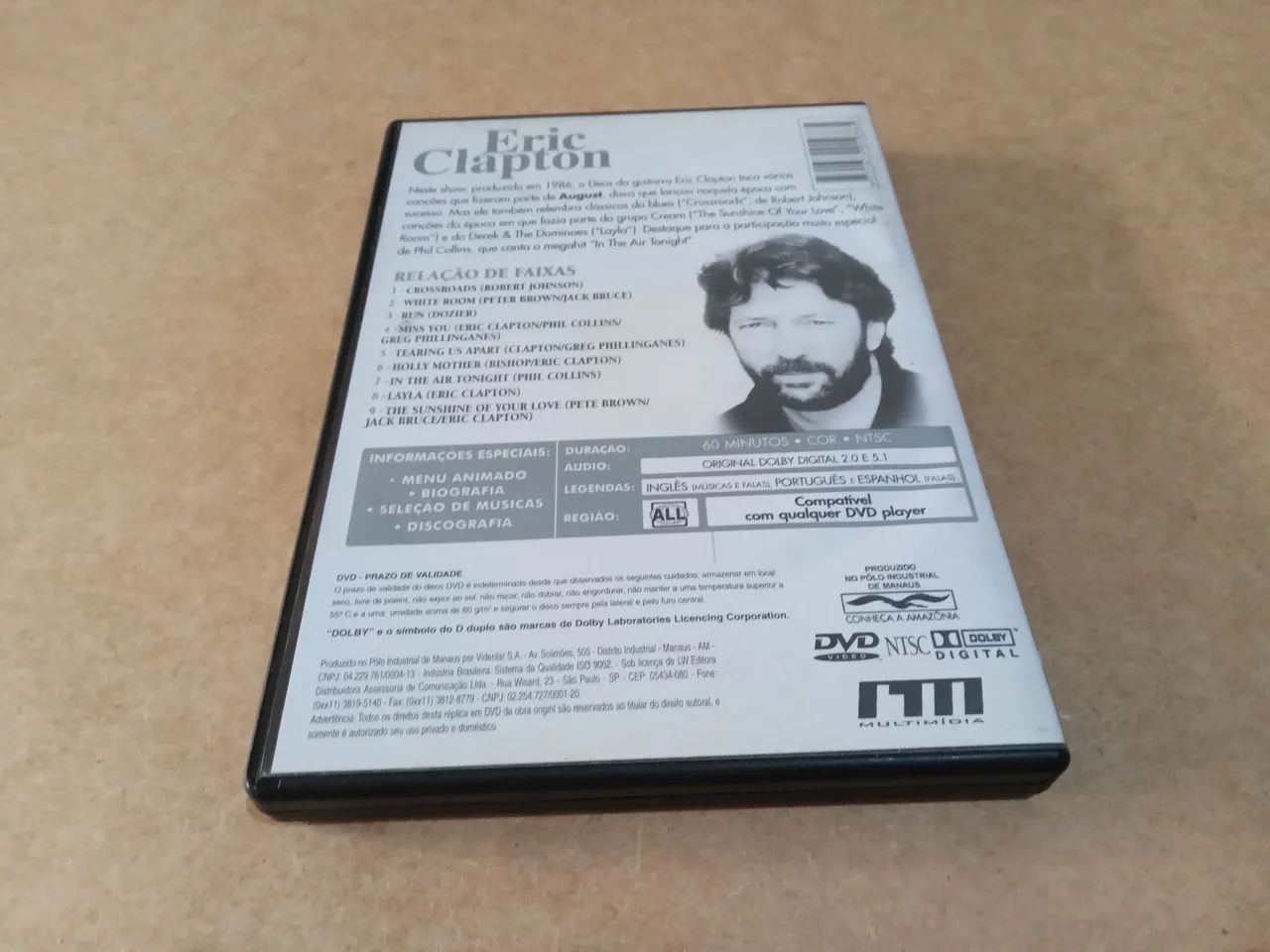 Dvd eric clapton participação especial phil collins  - Foto 2