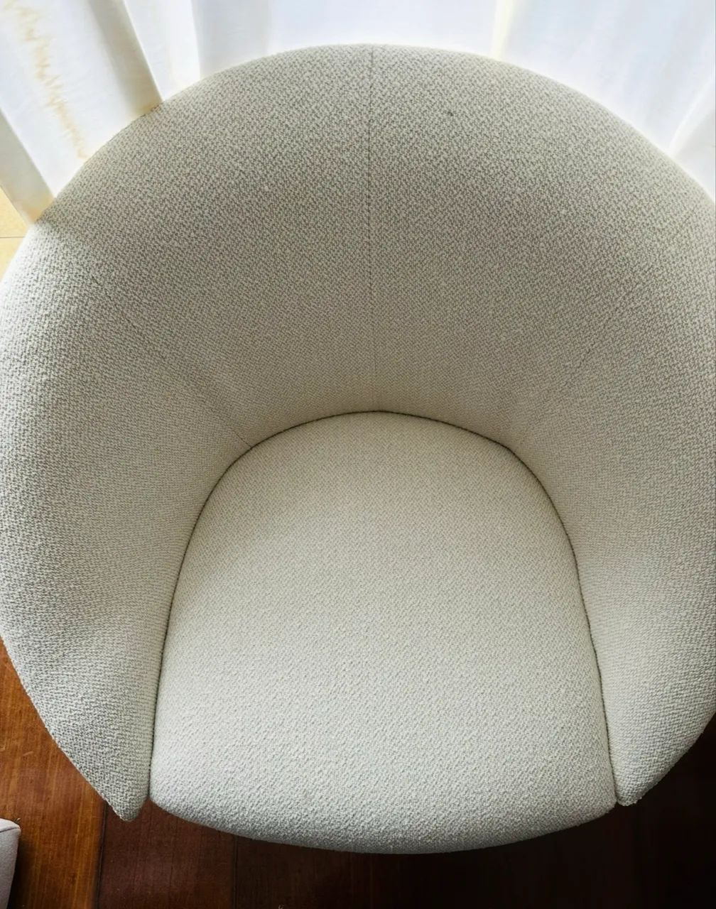 Par de poltronas OPPA boucle off-white - Foto 3