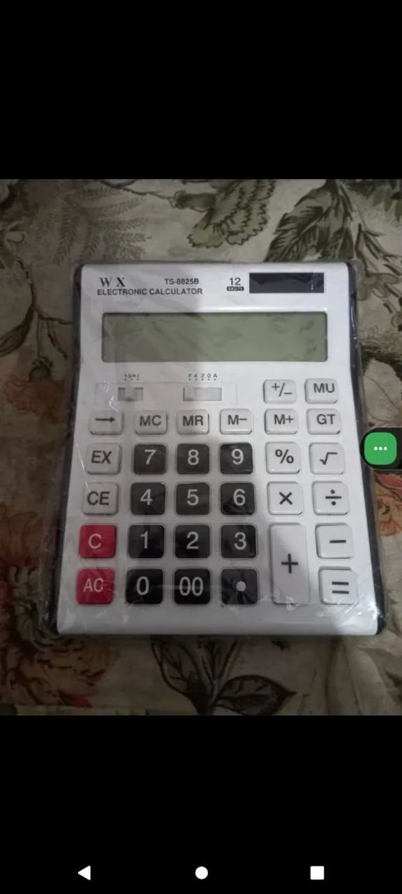 Calculadora de 12 dígitos461093343666513922