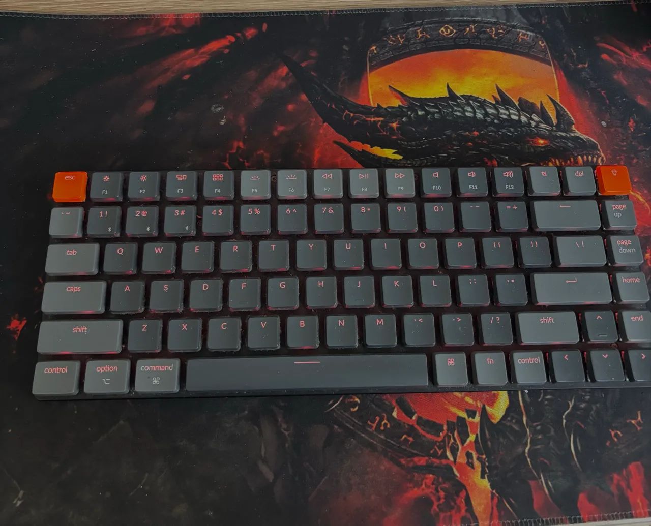 Teclado mecânico keychron k3 v2