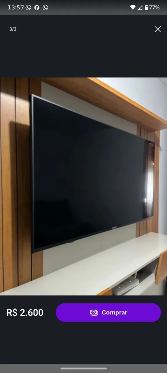 Tv LG 50 polegadas 4k com nota fiscal - Foto 2