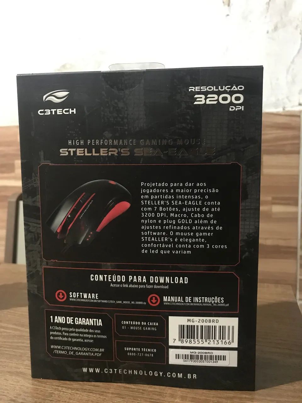 Mouse Gamer C3 Tech Steller Sea Eagle - Foto 2