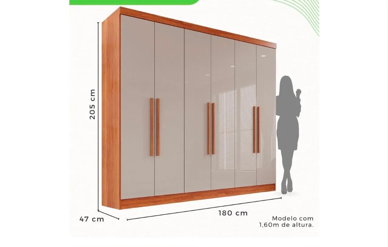 Guarda-Roupa 6 portas  - Foto 2