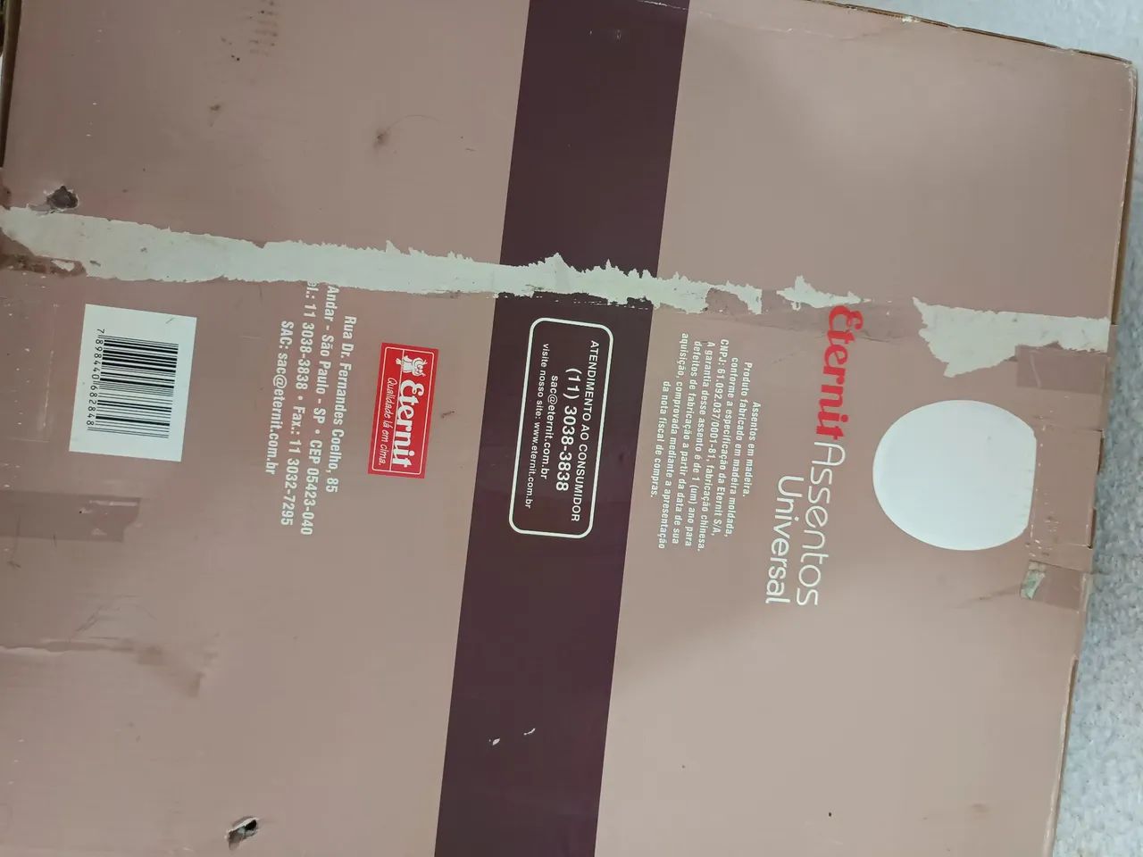 Tampa de vaso sanitário Eternit universal (linha em madeira) com tecnologia slow down - Foto 2