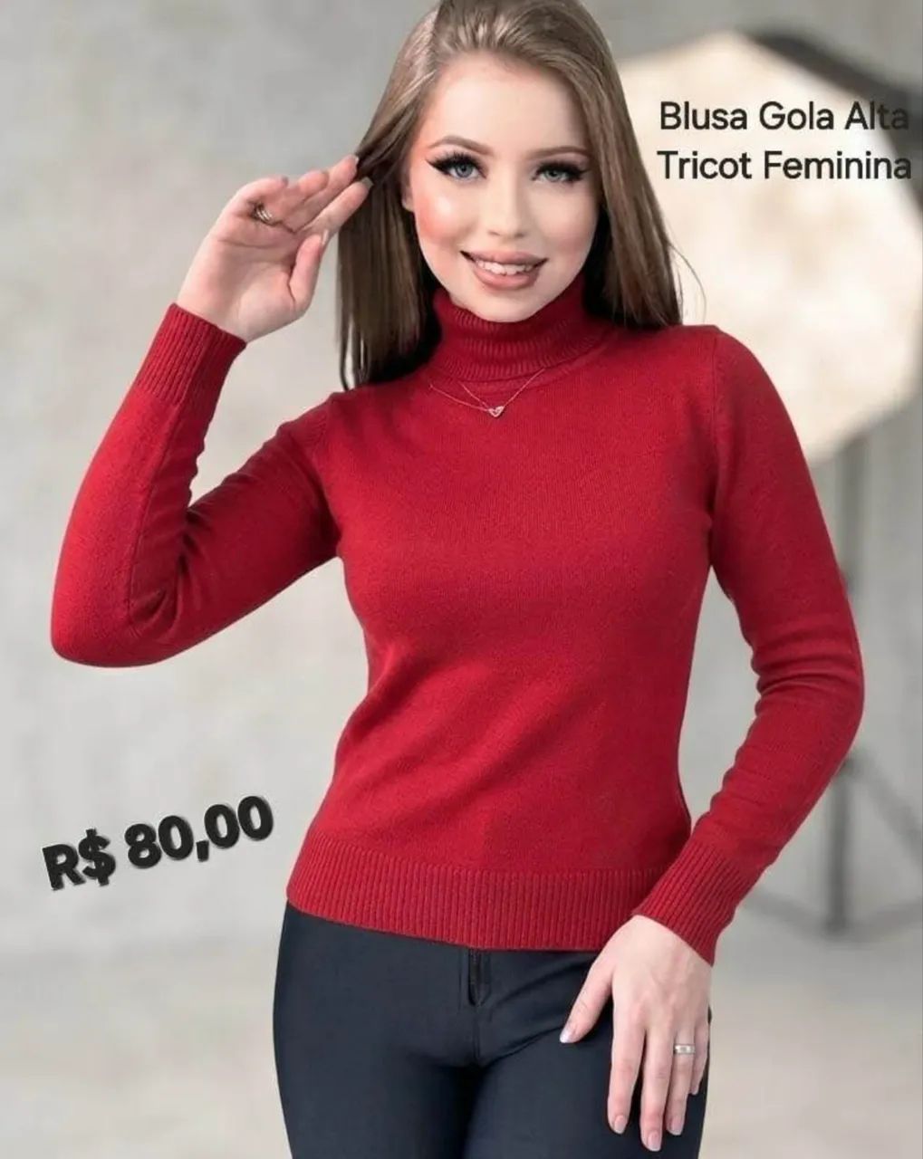 Blusa Tricot Feminina - Foto 3