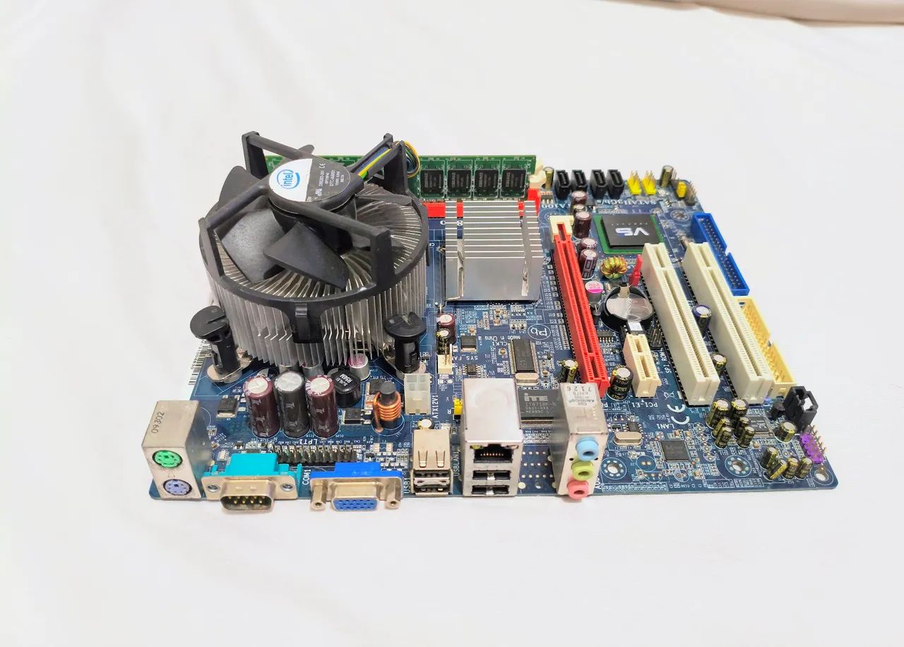 Kit Placa Mãe Intel Completo 