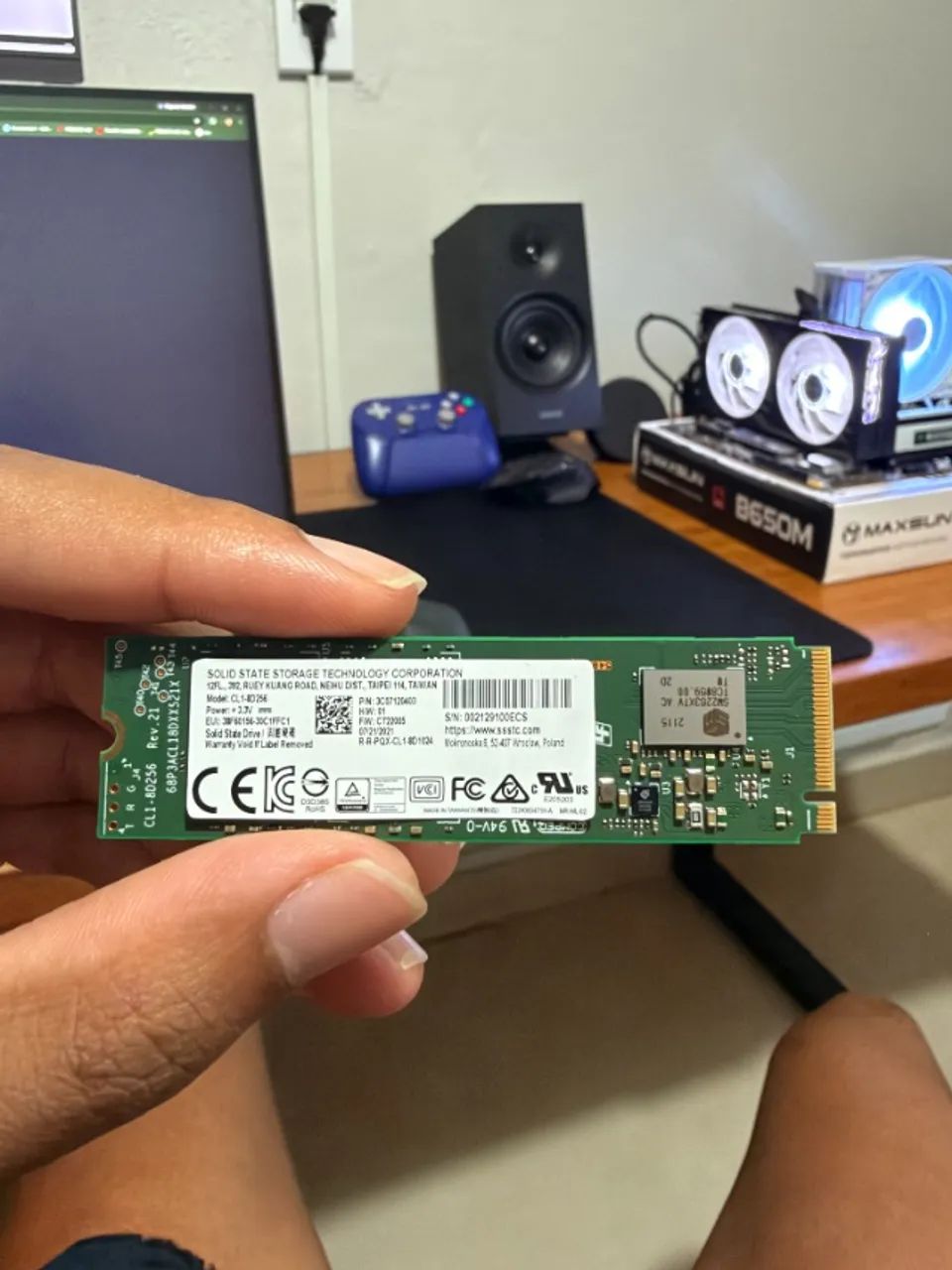 SSD Nvme 256gb (99% saúde) 