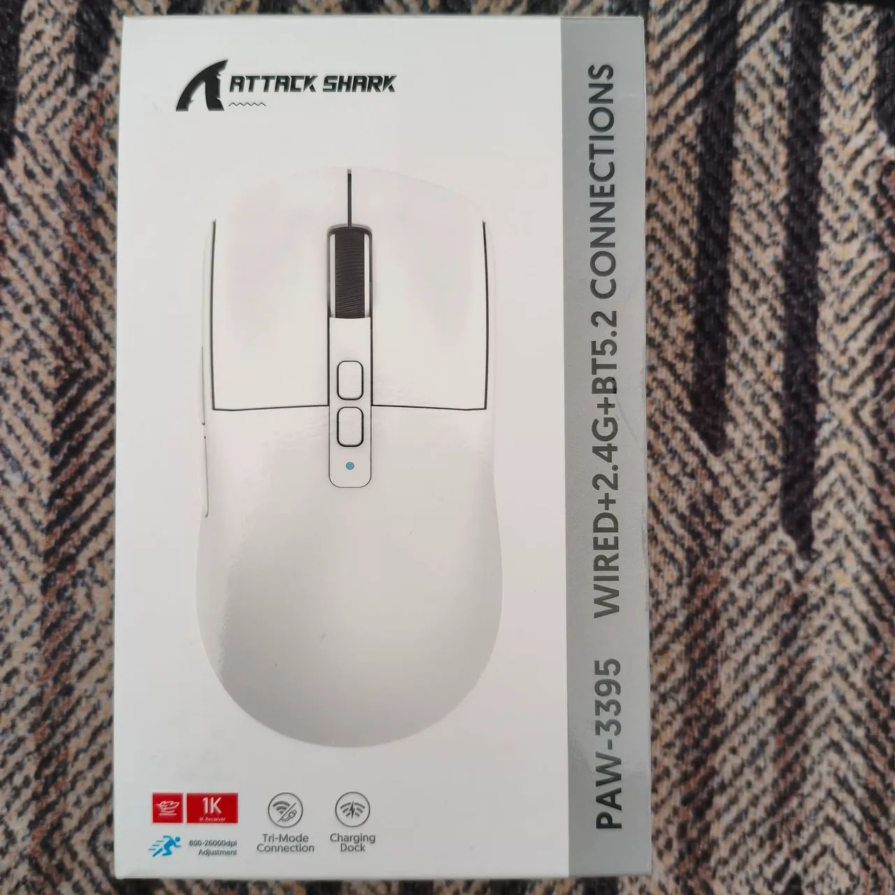 Mouse Attack Shark X6 - sensor PAW 3395