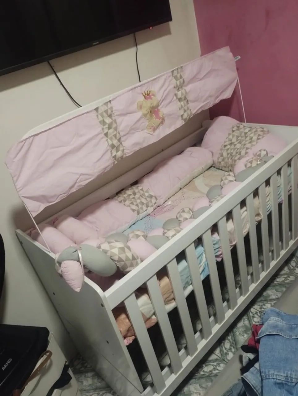 Cama/Berço  2 Alturas para Ajuste - Foto 2