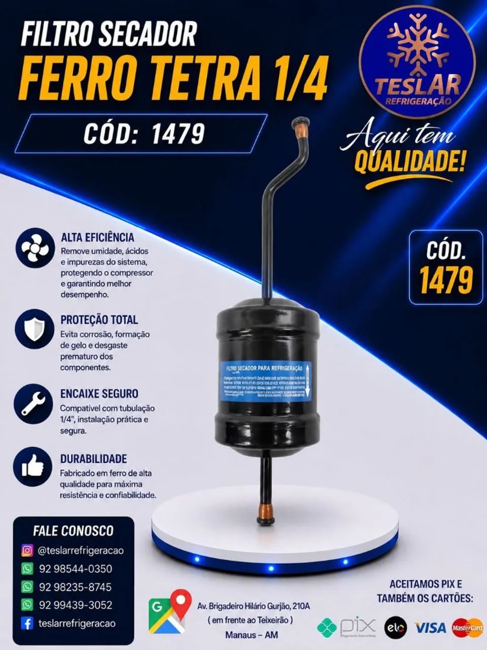 Filtro 1/4 Tetra
